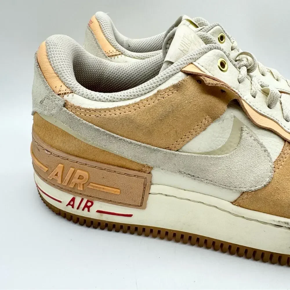 Nike Air Force 1 Shadow Sisterhood Cashmere Sneakers Size 10.5 Streetwear Casual - Picture 2 of 9